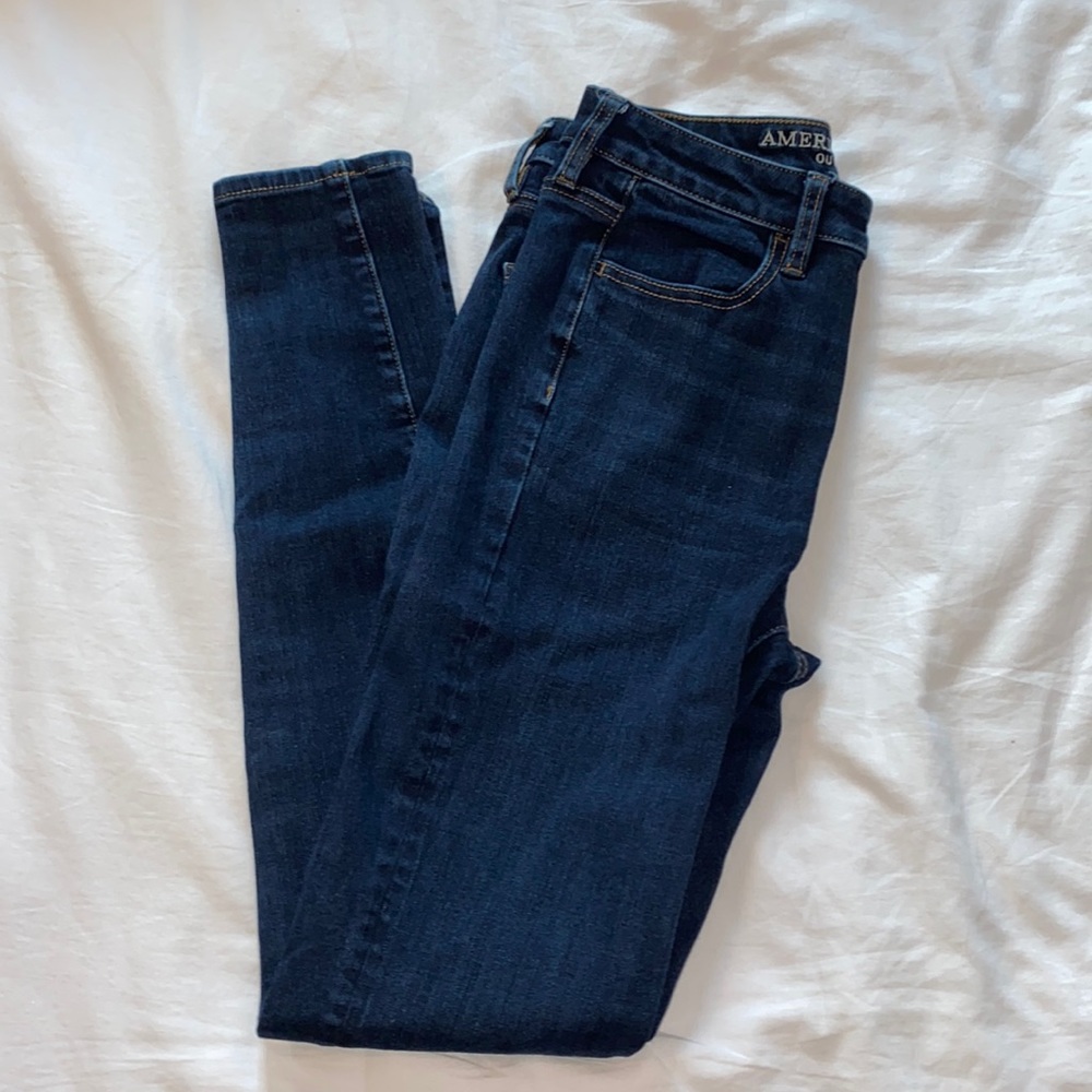 American Eagle high-waisted skinny jeans
